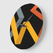 よくはしゃぐ鮮やかモダン,都市のグラフィック方法 ラージ壁時計 (傾斜)