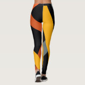 よくはしゃぐ鮮やかモダン，都市のグラフィック方法 レギンス (裏面)