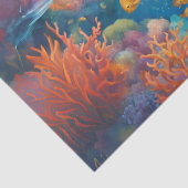 よくはしゃぐ鮮やかDolphin AI生成デザイン 薄葉紙 (詳細)