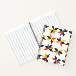 よくはしゃぐ,カラフル,トレンディー，都市のカッコいいイラストレーション ノートブック