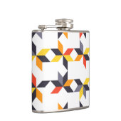 よくはしゃぐ,カラフル,トレンディー，都市のカッコいいイラストレーション フラスク (右)