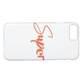 よくはしゃぐ,クリエイティブ,カッコいいトレンディー赤デザインすごい Case-Mate iPhoneケース (裏面(横))