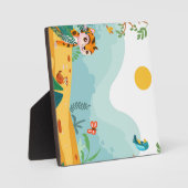 よくはしゃぐ&説明よくはしゃぐ的Jungle Cubデジタル フォトプラーク (正面)