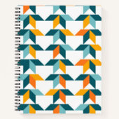 よくはしゃぐ,鮮やか,トレンディー，ジオメトモダンリック ノートブック (正面)