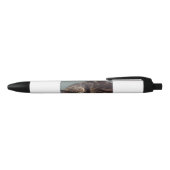 よくはしゃぐDave Black Trim Pen 黒ボールペン (トップ)