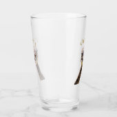 よくはしゃぐOstrich Glass応援 – テキスト タンブラーグラス (右)