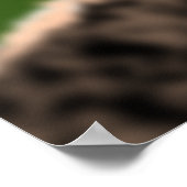 よくはしゃぐOstrich Poster -スマイル – あなたの色 – 文字 ポスター (角)