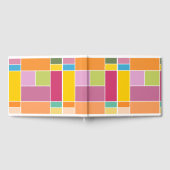 よくはしゃぐSpringtimeジオメトリブロック ゲストブック (全面)