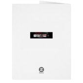 よくはしゃぐSpringtime Geometric Blocksグリーティングカード (裏面)