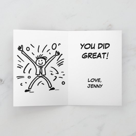 よくやった漫画の男の素晴らし子 カード (内部)