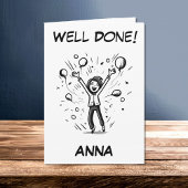 よくやった10代の漫画の女の子素晴らし カード