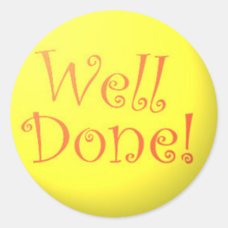 よくやった！シール ラウンドシール