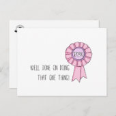 「よくやった」ポストカード(Art by Em Somerville) ポストカード (正面/裏面)