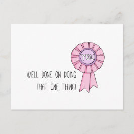 「よくやった」ポストカード(Art by Em Somerville) ポストカード