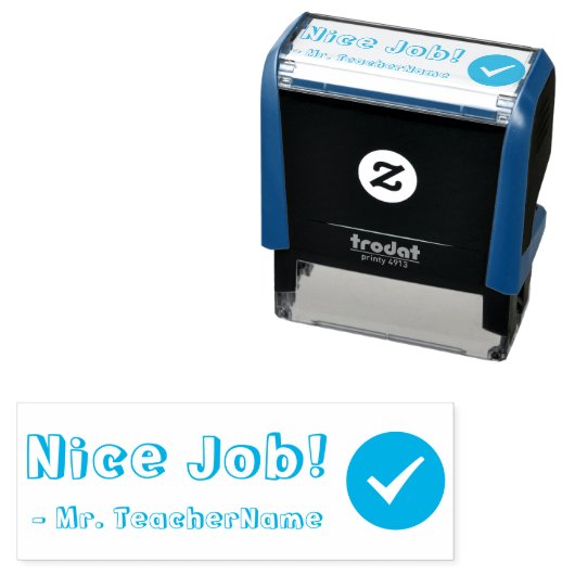 「よくやった！」 表彰ゴム印 セルフインキングスタンプ (インサイチュ)