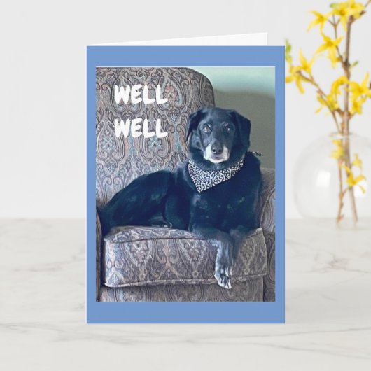 よくよく **あなたは17歳** カード (黄色い花)