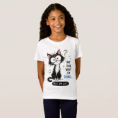 よくわからないけど可愛い猫Tシャツ Tシャツ (正面フル)