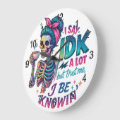 よくアイクって言う.... ラージ壁時計 (傾斜)