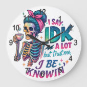 よくアイクって言う.... ラージ壁時計 (正面)