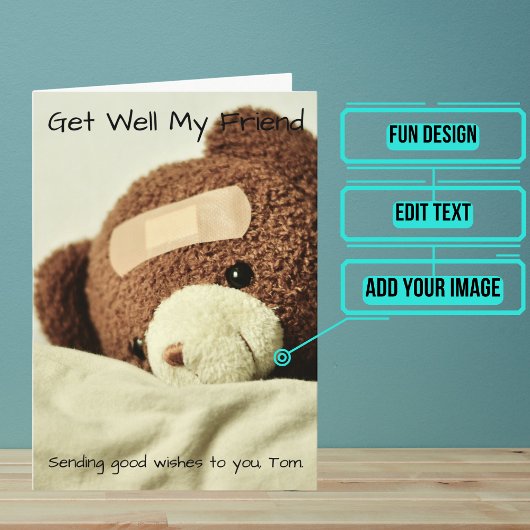 よくテディベアを手に入れる カード