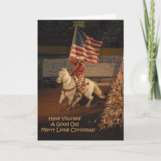 よくメリーで小さいクリスマスカード シーズンカード (正面)