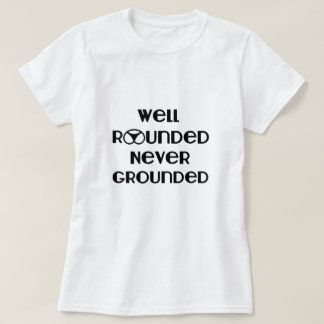 よく丸い決して接地されていないTシャツ Tシャツ