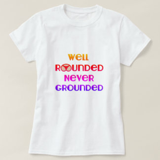 よく丸い決して接地されていないTシャツ Tシャツ