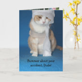 よく事故に遭う/腕や脚を折る カード (黄色い花)