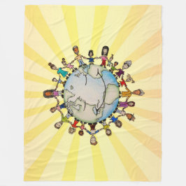 よく全体的な安心感を与えるもののための力分野 フリースブランケット