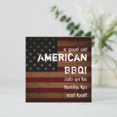 よく古いアメリカ人BBQ! 招待状 (スタンド正面)