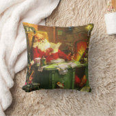 よく古いサンタクロース クッション (ブランケット)