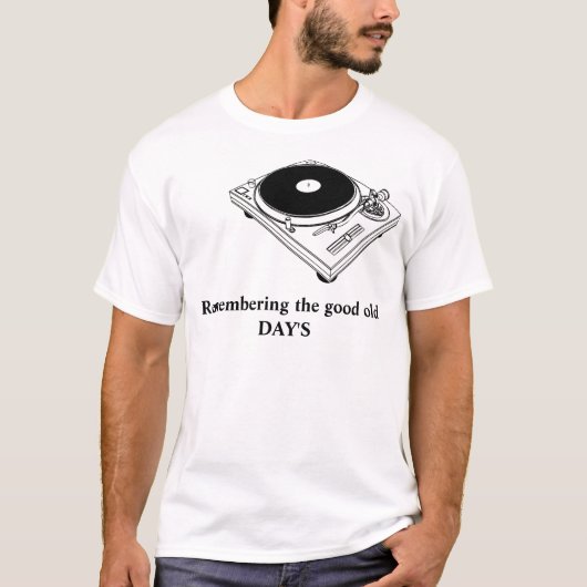 よく古い日の記憶 Tシャツ (正面)