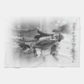 よく古くすてきな浮浪者のふきん キッチンタオル (横)