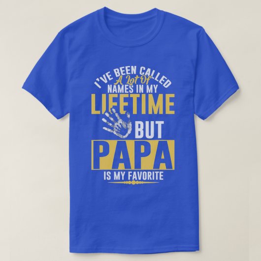 よく呼ばれたけどパパは太っお気に入りのた Tシャツ (デザイン正面)
