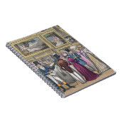 よく広げて置かれるシリング: Exhのトムとジェリー ノートブック (右側)