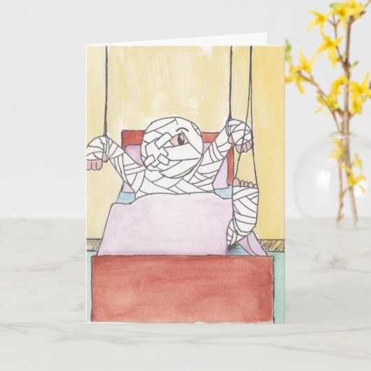 よく得て下さい カード (黄色い花)