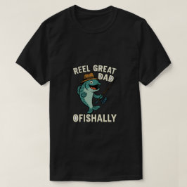 よく最高の父の日の贈り物で漁師パパ Tシャツ