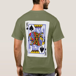 よく武装したキング – 文字Tシャツなし Tシャツ