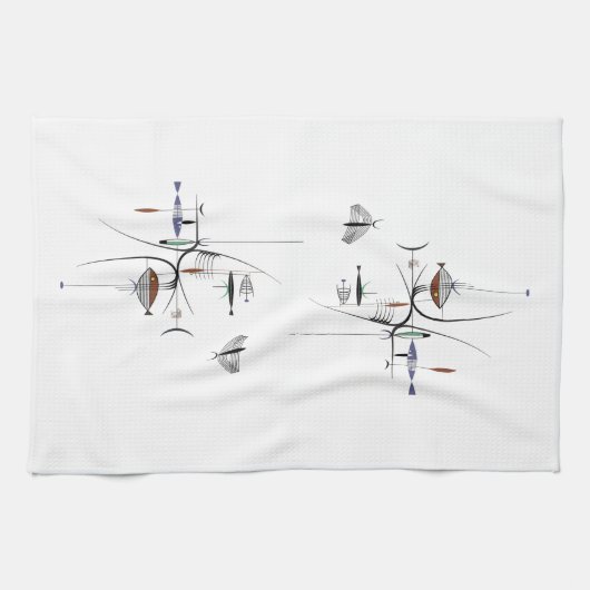 よく海のアメリカ人のMoJoの台所タオルの キッチンタオル (横)