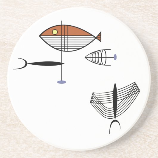 よく海のコースターの4.5"版#2 コースター (正面)