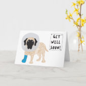 よく犬のカードを取る カード (黄色い花)