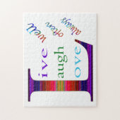 よく生きる、笑う、いつもSTaylorの愛 ジグソーパズル (縦)