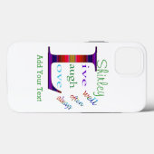よく生きる、笑う、いつもSTaylorの愛 Case-Mate iPhoneケース (裏面 (横))