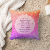 よく眠賛美るデザイン クッション (ブランケット)