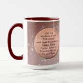 よく眠賛美るデザイン マグカップ (左)