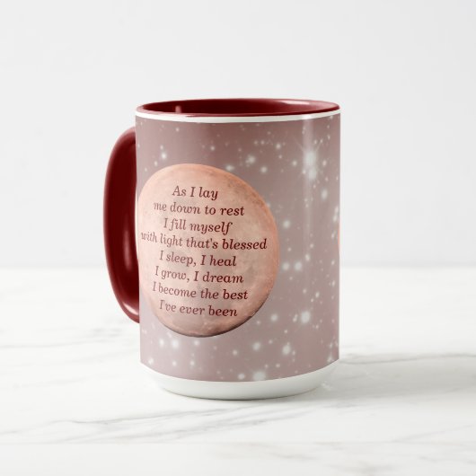 よく眠賛美るデザイン マグカップ (正面左)