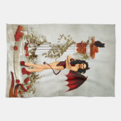 よく知っている悪魔 キッチンタオル (横)