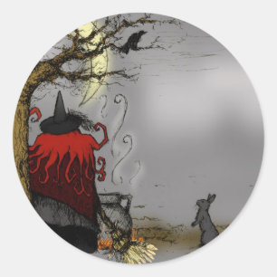よく知られたハロウィン ラウンドシール