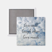 よく笑って多くの人を愛する マグネット (正面/裏面)