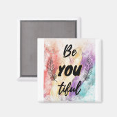 よく羽が生え感動的る マグネット (正面/裏面)